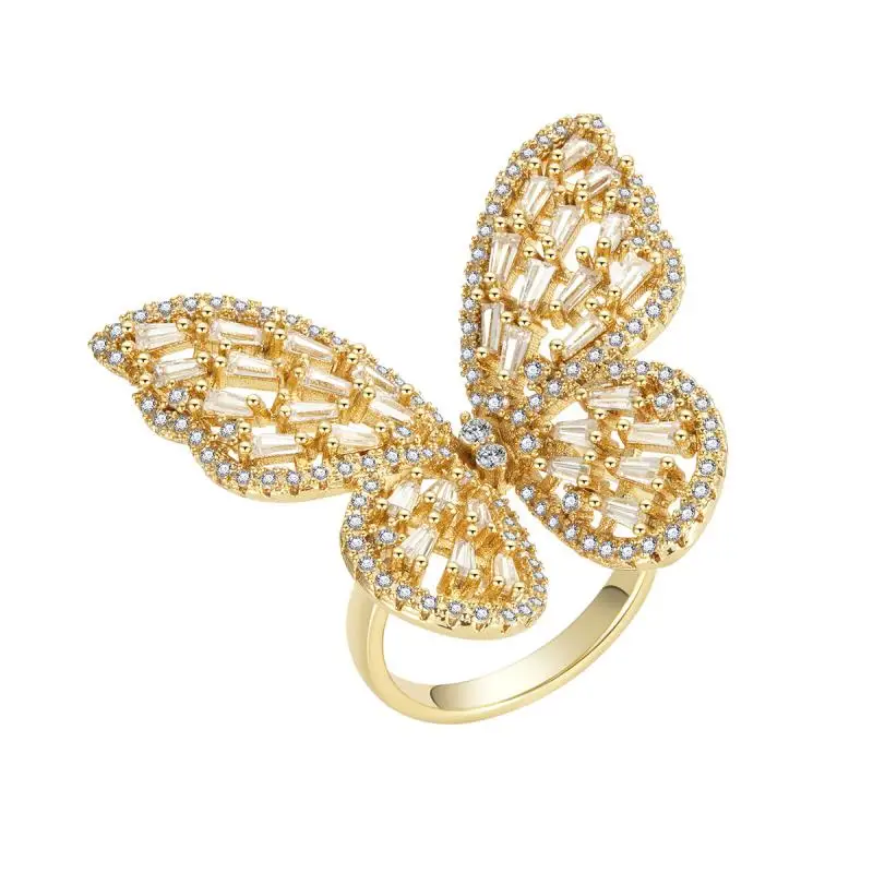 Surflove Butterfly Ring Open Ring Hollow Three-Dimensional Jewelry Fashion Popular Ring Banquet Event Wear Jewelry 2021 New
Surflove Butterfly Ring Open Ring Hollow Three-Dimensional Jewelry Fashion Popular Ring Banquet Event Wear Jewelry 2021 New