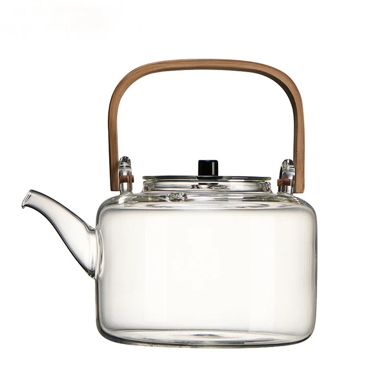 1100ml Glass Teapots Heat-resistant Explosion-proof Boiled Teapot Kung Fu Tea Set Boiled Water Special Bamboo Handle Beam Pot
1100ml Glass Teapots Heat-resistant Explosion-proof Boiled Teapot Kung Fu Tea Set Boiled Water Special Bamboo Handle Beam Pot