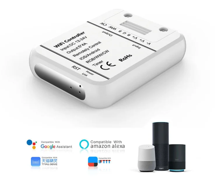 DC12-24V Wifi светодиодный Control ler RGB/RGBW/RGBWW полоса 16 млн цветов музыка и режим таймера Wifi управление со смартфона IOS/Android
DC12-24V Wifi светодиодный Control ler RGB/RGBW/RGBWW полоса 16 млн цветов музыка и режим таймера Wifi управление со смартфона IOS/Android