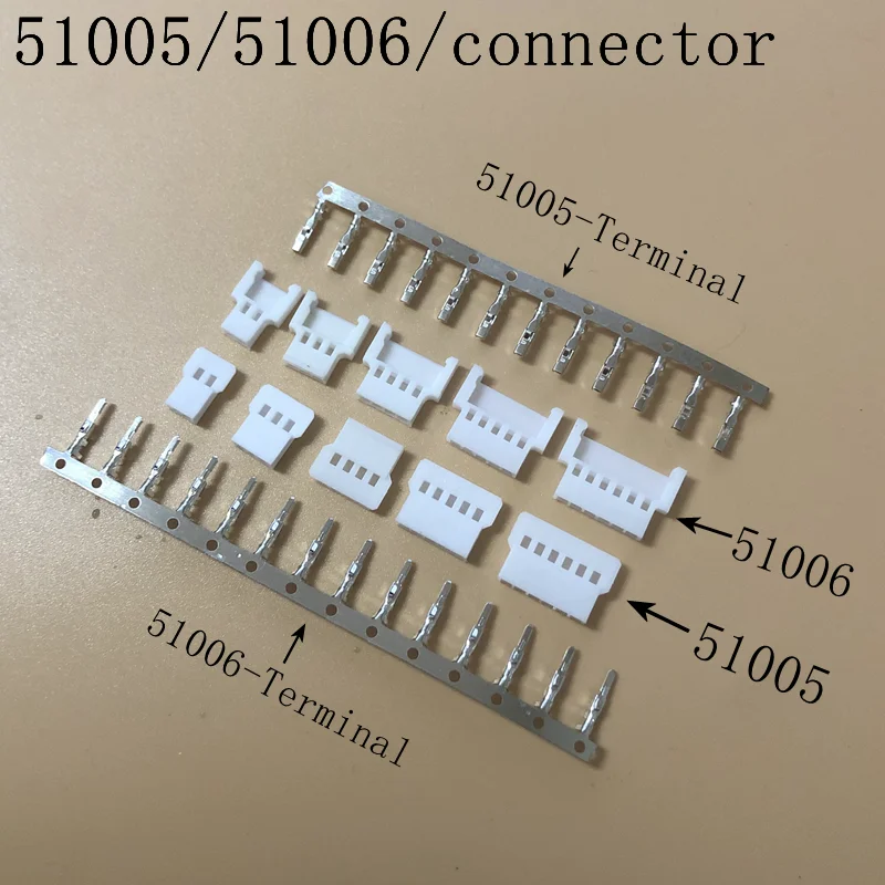 50pcs/lot 51005 51006 Micro Losi Connector 2P 3P 4P 5P 6P Male Female Plastic Housing with Metal Pins for RC Battery ESC Adapter
50pcs/lot 51005 51006 Micro Losi Connector 2P 3P 4P 5P 6P Male Female Plastic Housing with Metal Pins for RC Battery ESC Adapter