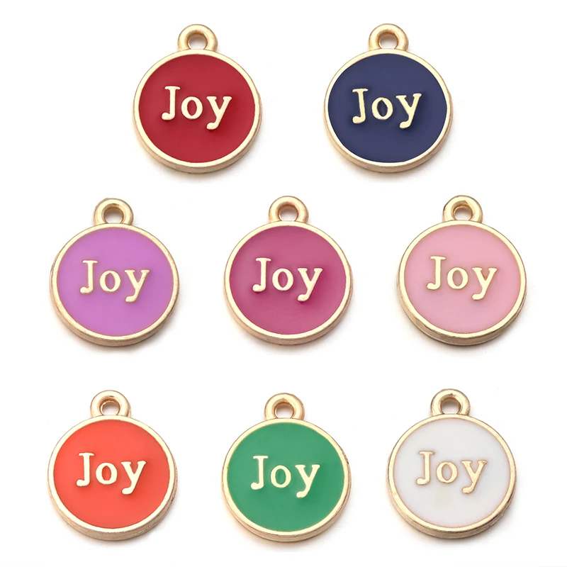 10pcs 12x14.5mm Enamel English letter joy Charms For Necklaces Pendants Earrings DIY Colorful Mini Charms Jewelry Finding Making
10pcs 12x14.5mm Enamel English letter joy Charms For Necklaces Pendants Earrings DIY Colorful Mini Charms Jewelry Finding Making