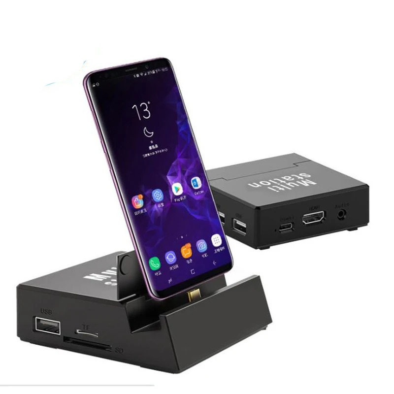 8 in 1 Type-c Mobile Phone Dock USB3.1 Portable Docking Station For Android Phone Switch TV USB C HDMI-compatible PD SD/TF
8 in 1 Type-c Mobile Phone Dock USB3.1 Portable Docking Station For Android Phone Switch TV USB C HDMI-compatible PD SD/TF