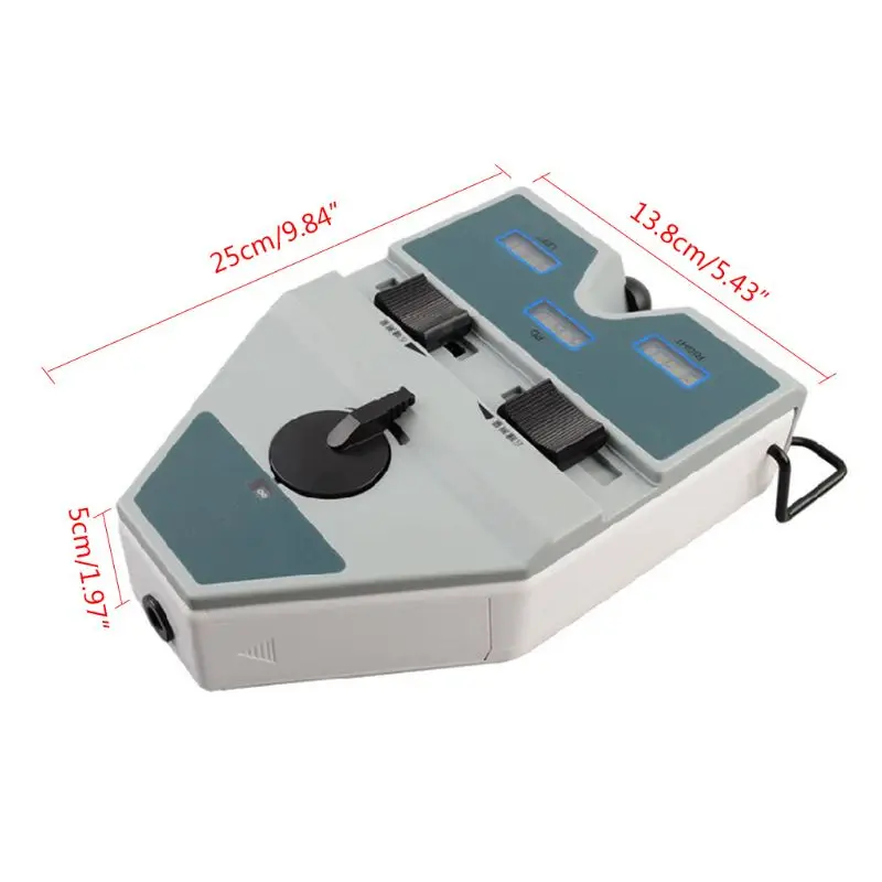 Digital Pupilometer Optical PD Ruler LCD 40-80mm Pupil Meter Interpupillary Test
Digital Pupilometer Optical PD Ruler LCD 40-80mm Pupil Meter Interpupillary Test
