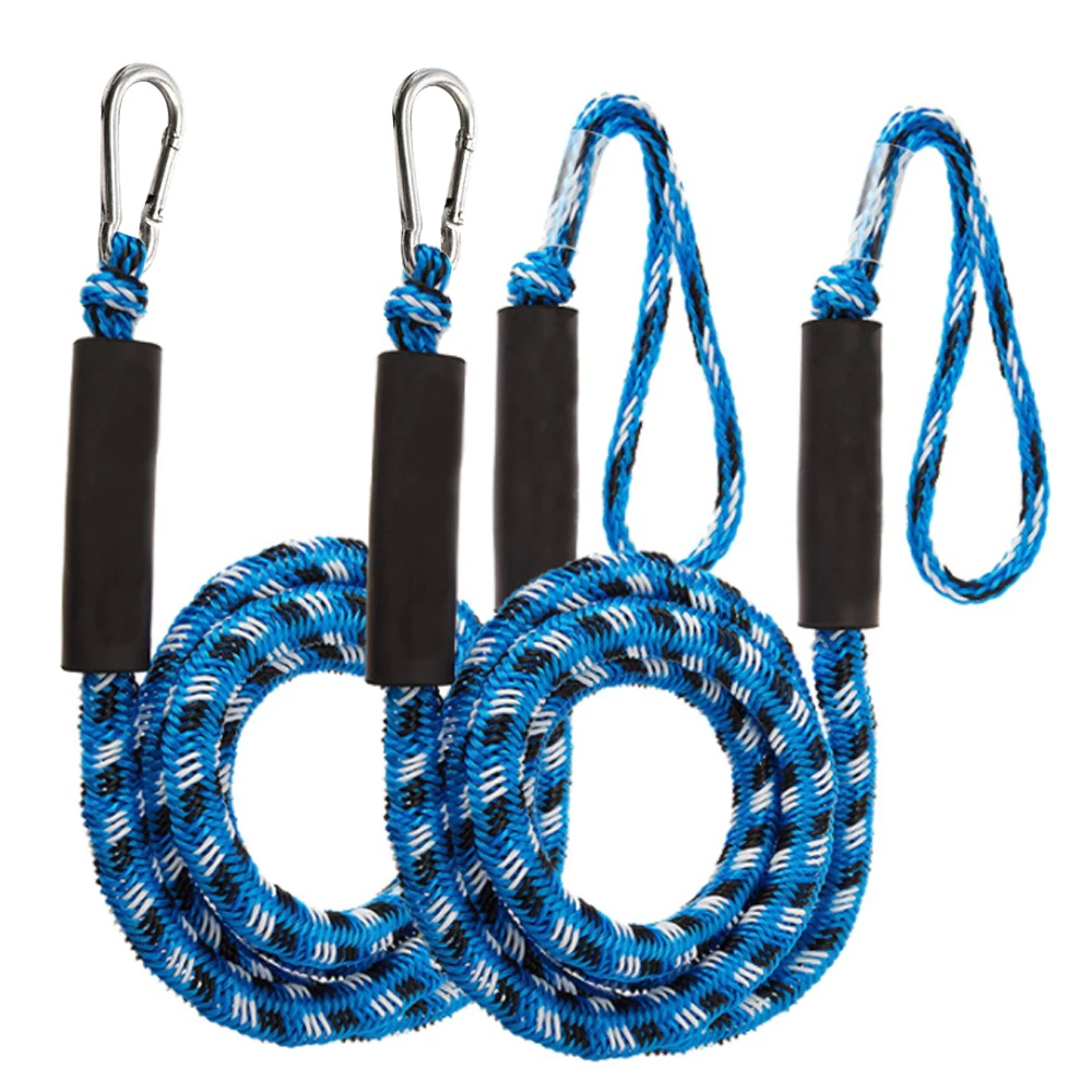 2 Packs Boat Bungee Dock Lines Bungee Cords Docking Rope Stretches 4-5.5ft Mooring Rope Foam Float Fishing Boat Accessories
2 Packs Boat Bungee Dock Lines Bungee Cords Docking Rope Stretches 4-5.5ft Mooring Rope Foam Float Fishing Boat Accessories