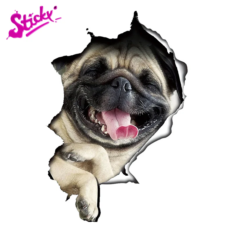 STICKY Funny Cute Laughing Dog 3D Personalized Car Sticker Decal Decor Cover Scratches Waterproof Motorcycle Off-road Aptop PVC
STICKY Funny Cute Laughing Dog 3D Personalized Car Sticker Decal Decor Cover Scratches Waterproof Motorcycle Off-road Aptop PVC