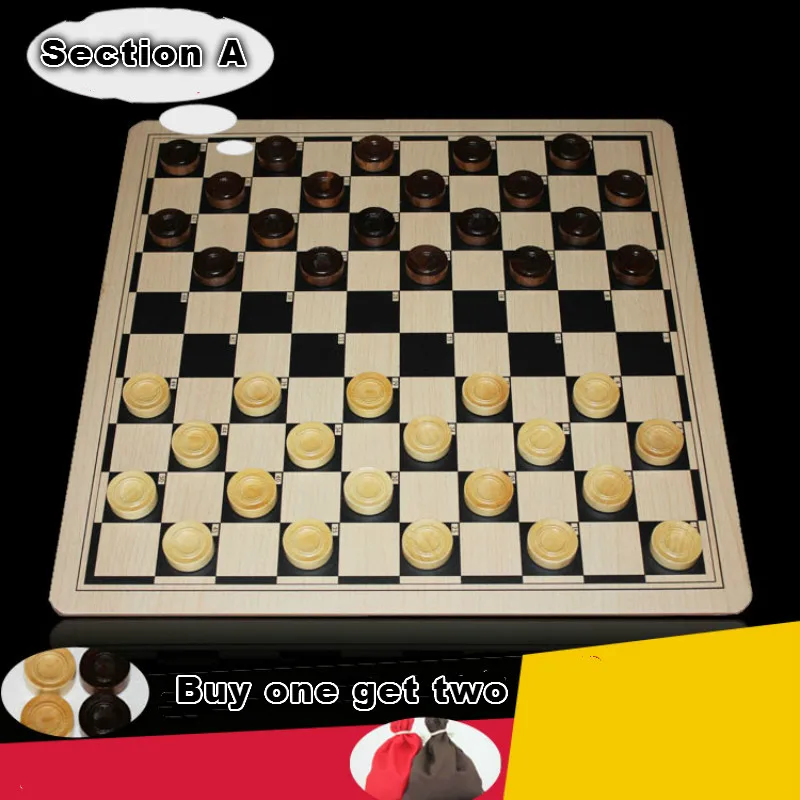 New Professional Game Wooden A Section 100 Grid 2 Checkers Set Checkerboard Thickness 3mm 
New Professional Game Wooden A Section 100 Grid 2 Checkers Set Checkerboard Thickness 3mm