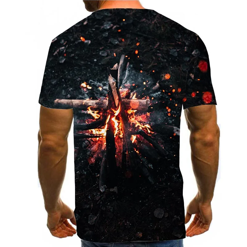 Men Graphic T Shirts Round Neck 3D Print Short Sleeve Daily Tops Flame Tees
Men Graphic T Shirts Round Neck 3D Print Short Sleeve Daily Tops Flame Tees