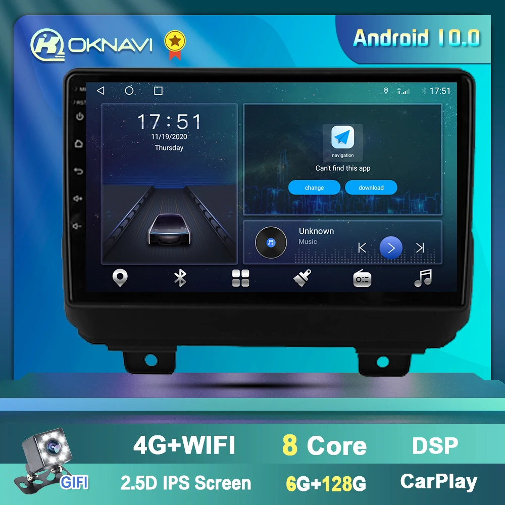 9 Inch 2 Din Android 10 Car Radio Head Unit Player For Jeep wrangler 2018 Multimedia Audio GPS Navigation Support 4G WIFI BT SWC
9 Inch 2 Din Android 10 Car Radio Head Unit Player For Jeep wrangler 2018 Multimedia Audio GPS Navigation Support 4G WIFI BT SWC