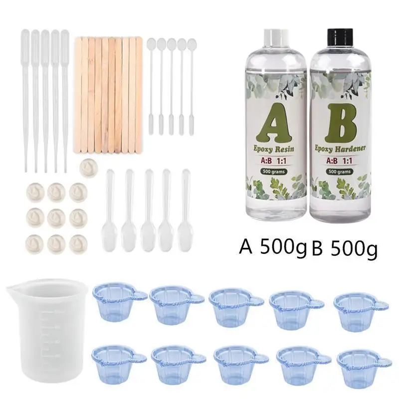 AB Glue Crystal Clear Epoxy Resin Molds Making Tools Set Transparent 3:1 1:1 UV Epoxy Glue DIY Resin Jewelry Making With Gift
AB Glue Crystal Clear Epoxy Resin Molds Making Tools Set Transparent 3:1 1:1 UV Epoxy Glue DIY Resin Jewelry Making With Gift