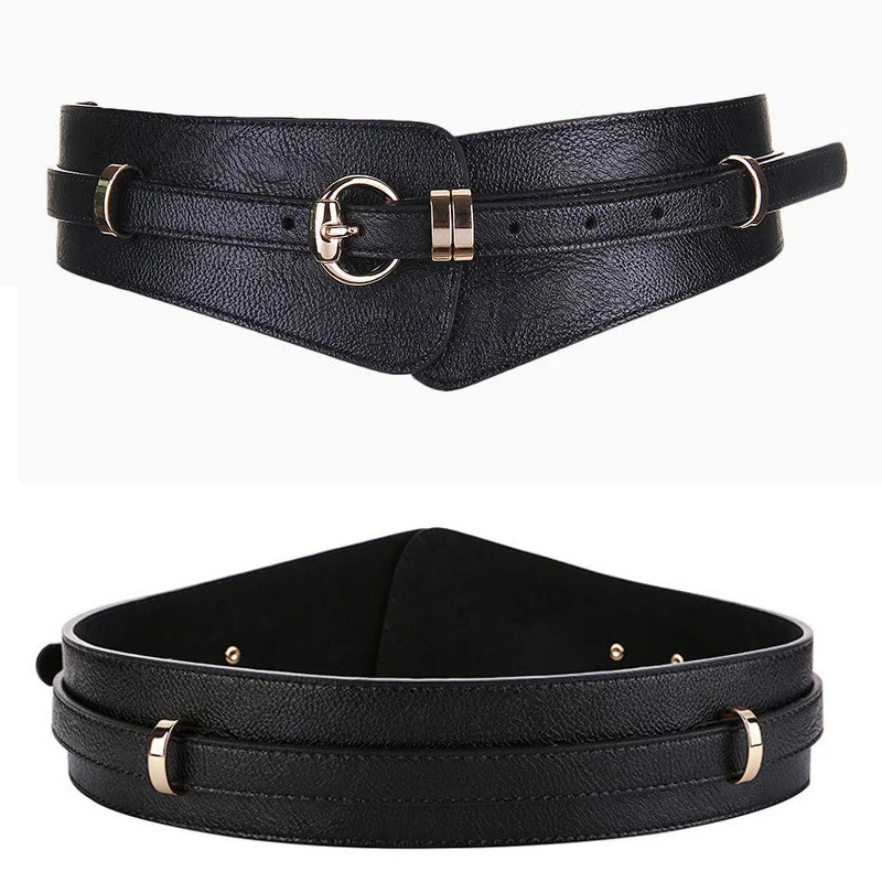 Genuine Leather belt elegent Wide Belt Black Brown Beige Women Belt Corset Belt PU Leather Dress Coat Decorative Waist Belt hot
Genuine Leather belt elegent Wide Belt Black Brown Beige Women Belt Corset Belt PU Leather Dress Coat Decorative Waist Belt hot