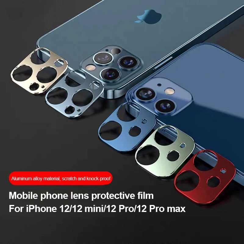 Colourful Glass Len Film Aluminum Alloy On For IPhone 12 Pro Max Mini Back Cover Camera Lens Screen Ring
Colourful Glass Len Film Aluminum Alloy On For IPhone 12 Pro Max Mini Back Cover Camera Lens Screen Ring
