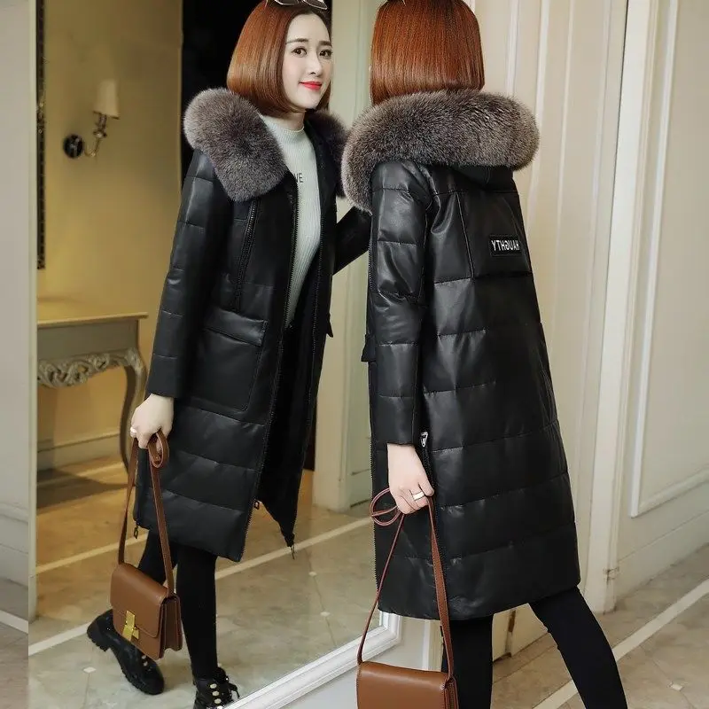 Winter Woman Thick Warm Short Parkas Female Fashion Black PU Leather Coats Ladies Elegant Zipper Cotton Jackets Plus Size A103
Winter Woman Thick Warm Short Parkas Female Fashion Black PU Leather Coats Ladies Elegant Zipper Cotton Jackets Plus Size A103