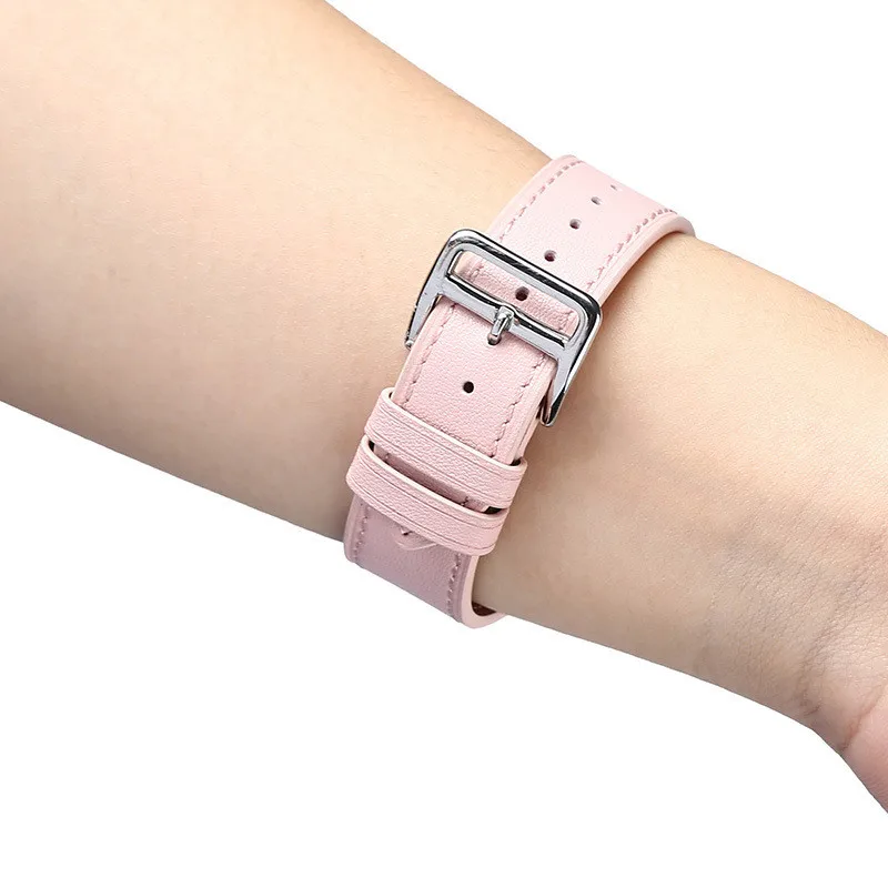 Leather watchbnad for apple watch 4 5 6 40mm 44mm band pink Bracelet wrist strap for iWatch SE Series 1/2/3 38mm 42mm women girl
Leather watchbnad for apple watch 4 5 6 40mm 44mm band pink Bracelet wrist strap for iWatch SE Series 1/2/3 38mm 42mm women girl