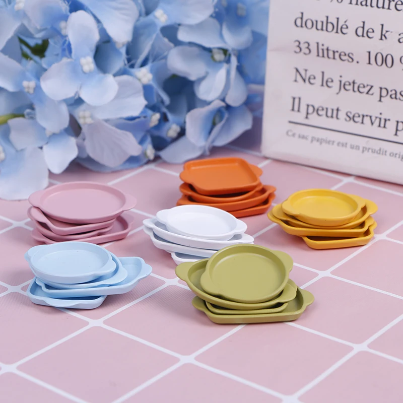 4pcs/set 1/12 Scale Colorful Miniature Dollhouse Dish Plate Dollhouse Pretend Play Kitchen Cooking Toy Set Accessories 30*25mm
4pcs/set 1/12 Scale Colorful Miniature Dollhouse Dish Plate Dollhouse Pretend Play Kitchen Cooking Toy Set Accessories 30*25mm