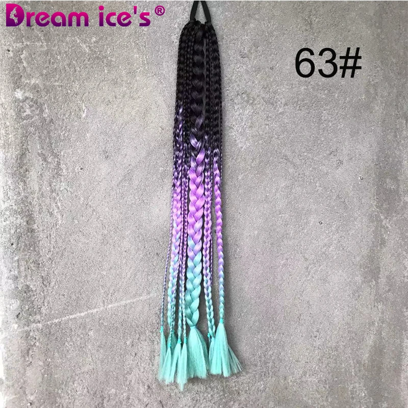 20 Inch Three Braided Ponytail with Rubber String Synthetic Hair Extensions Pony Tail Hairpieces 100g/Piece Spice Girls Cosplay
20 Inch Three Braided Ponytail with Rubber String Synthetic Hair Extensions Pony Tail Hairpieces 100g/Piece Spice Girls Cosplay