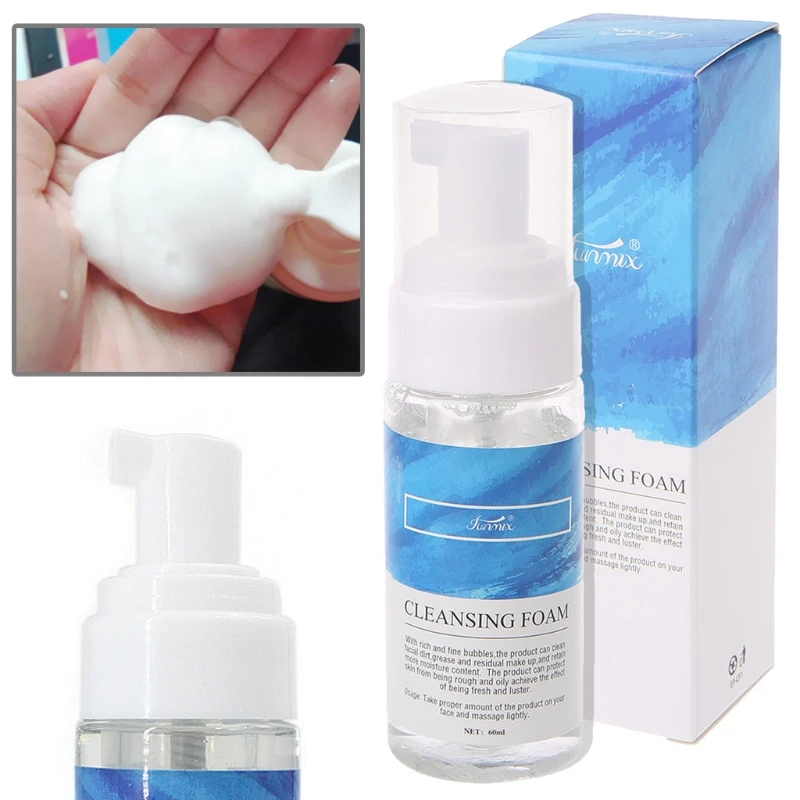 60ml Powerful Cleansing Soft Foaming Detergent Eyelash Lashes Extension Tool X7JA
60ml Powerful Cleansing Soft Foaming Detergent Eyelash Lashes Extension Tool X7JA