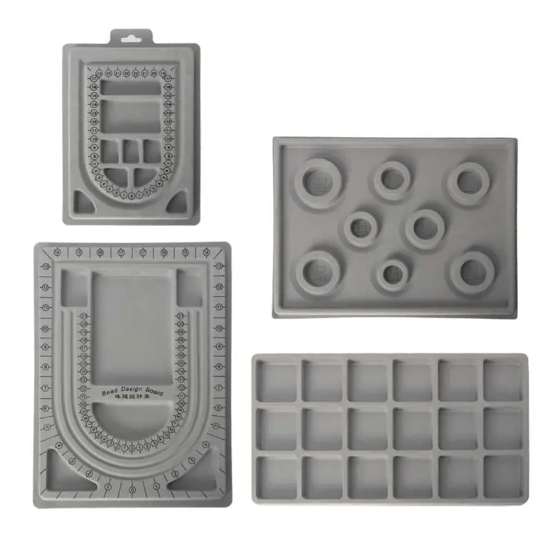 4Pcs Gray Flock Beads Tray Design Boards Kit DIY Beading Bracelet Jewelry Tools W0YA
4Pcs Gray Flock Beads Tray Design Boards Kit DIY Beading Bracelet Jewelry Tools W0YA