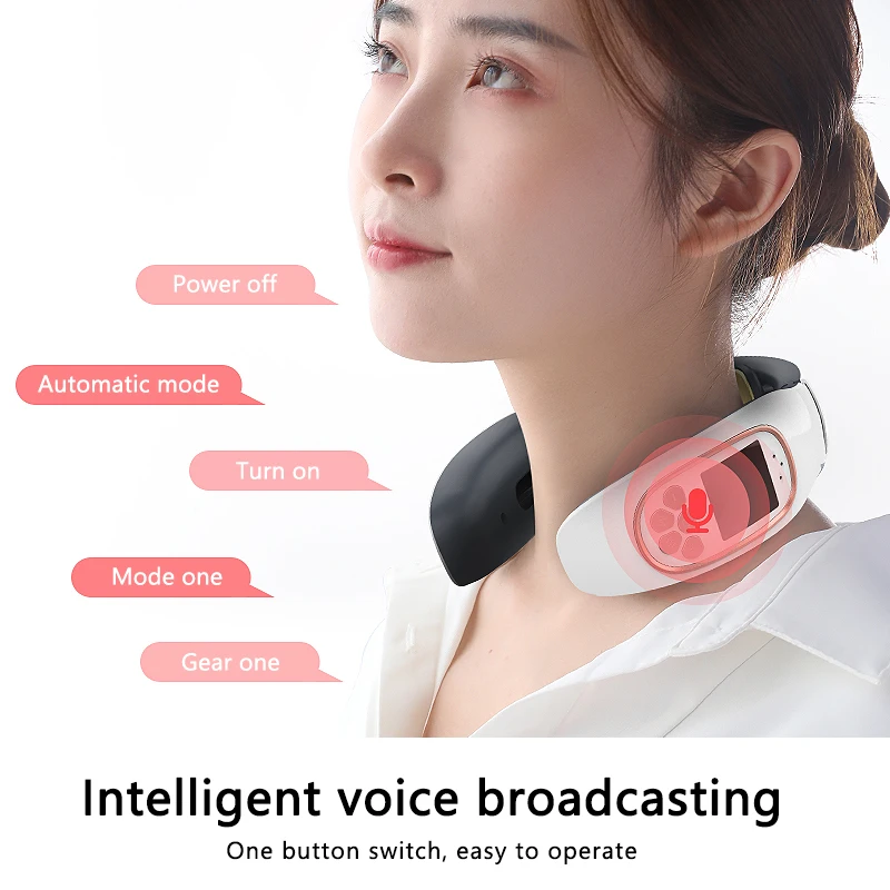 4D Electric Neck and Shoulder Massage Smart Cervical Pulse Massager Fatigue Pain Relief Relaxation Vertebra Physiotherapy Tool
4D Electric Neck and Shoulder Massage Smart Cervical Pulse Massager Fatigue Pain Relief Relaxation Vertebra Physiotherapy Tool
