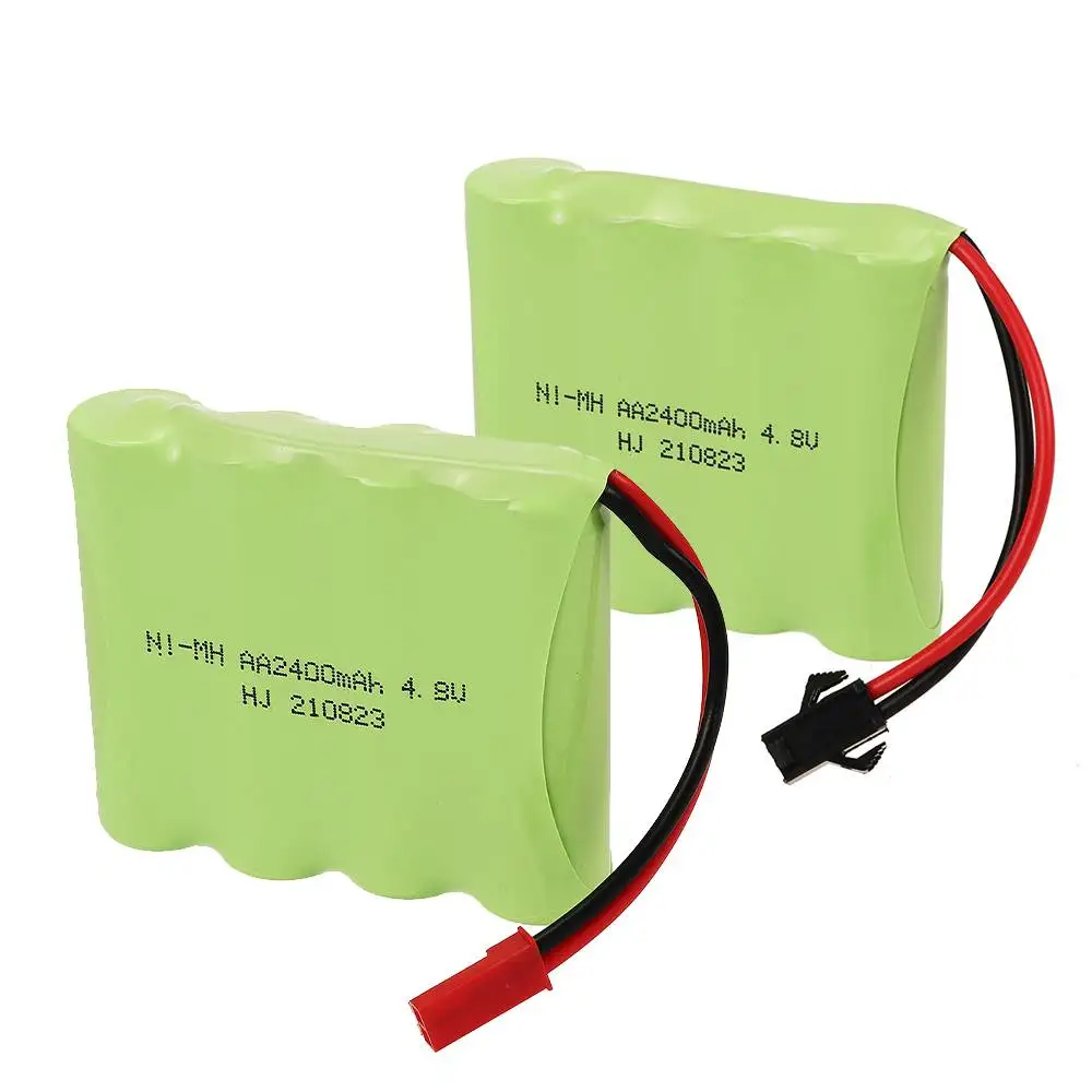 Перезаряжаемый никель-металлогидридный аккумулятор HJ 4,8 в 2400 мАч AA для FPV гоночного дрона квадрокоптера радиоуправляемого автомобиля лодки... 
Перезаряжаемый никель-металлогидридный аккумулятор HJ 4,8 в 2400 мАч AA для FPV гоночного дрона квадрокоптера радиоуправляемого автомобиля лодки...