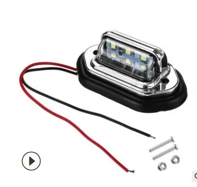 2pcs 12V 24V Waterproof 6 LED Car License Plate Light Signal Tail Light Lamp Boat Truck Trailer SUV VAN Caravan 2021 New
2pcs 12V 24V Waterproof 6 LED Car License Plate Light Signal Tail Light Lamp Boat Truck Trailer SUV VAN Caravan 2021 New