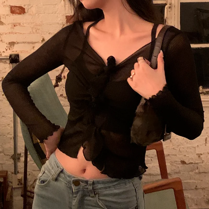 2021 Summer New Fashion Bandage Sexy Navel Long Sleeve Lightweight Hollow Sunscreen Top T-shirt Tees Womens Clothing Graphic
2021 Summer New Fashion Bandage Sexy Navel Long Sleeve Lightweight Hollow Sunscreen Top T-shirt Tees Womens Clothing Graphic