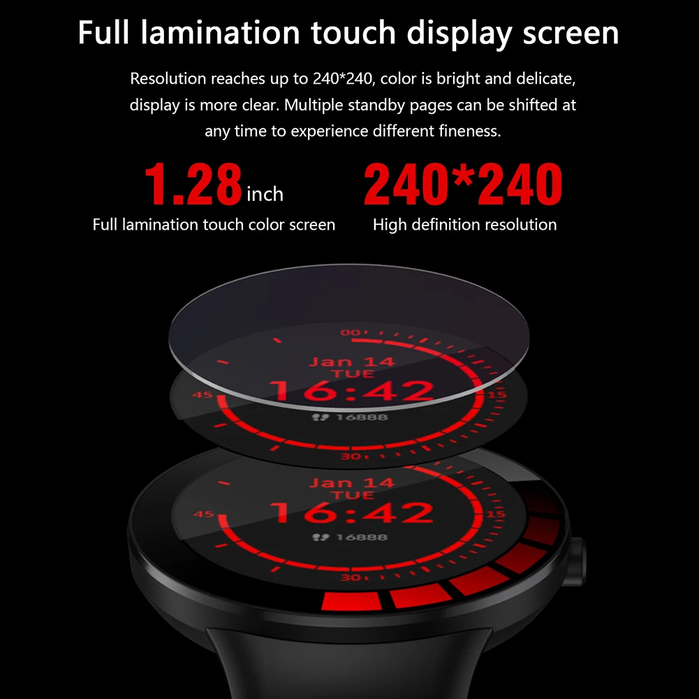 Heart Rate Monitor Sports Smartwatch Waterproof Smart Watch for Android iOS Information Heart Rate Monitor Fitness
Heart Rate Monitor Sports Smartwatch Waterproof Smart Watch for Android iOS Information Heart Rate Monitor Fitness