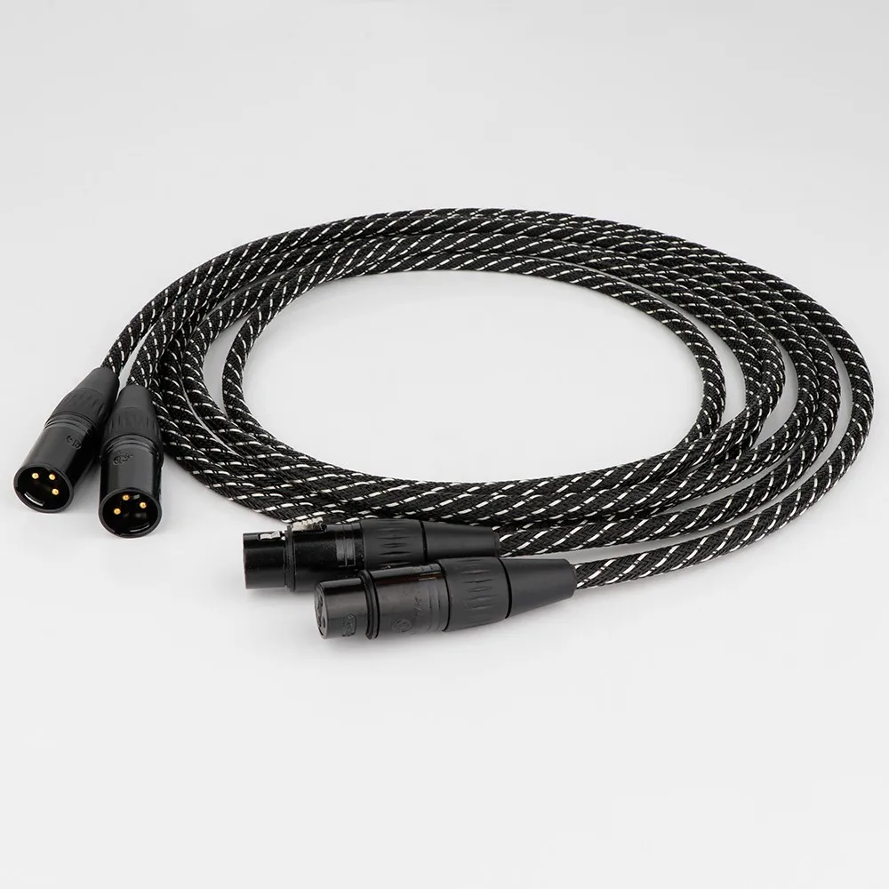 HIFI xlr audio cable Stereo high purity 6N OFC gold-plated xlr plug Male to female for microphone mixer
HIFI xlr audio cable Stereo high purity 6N OFC gold-plated xlr plug Male to female for microphone mixer
