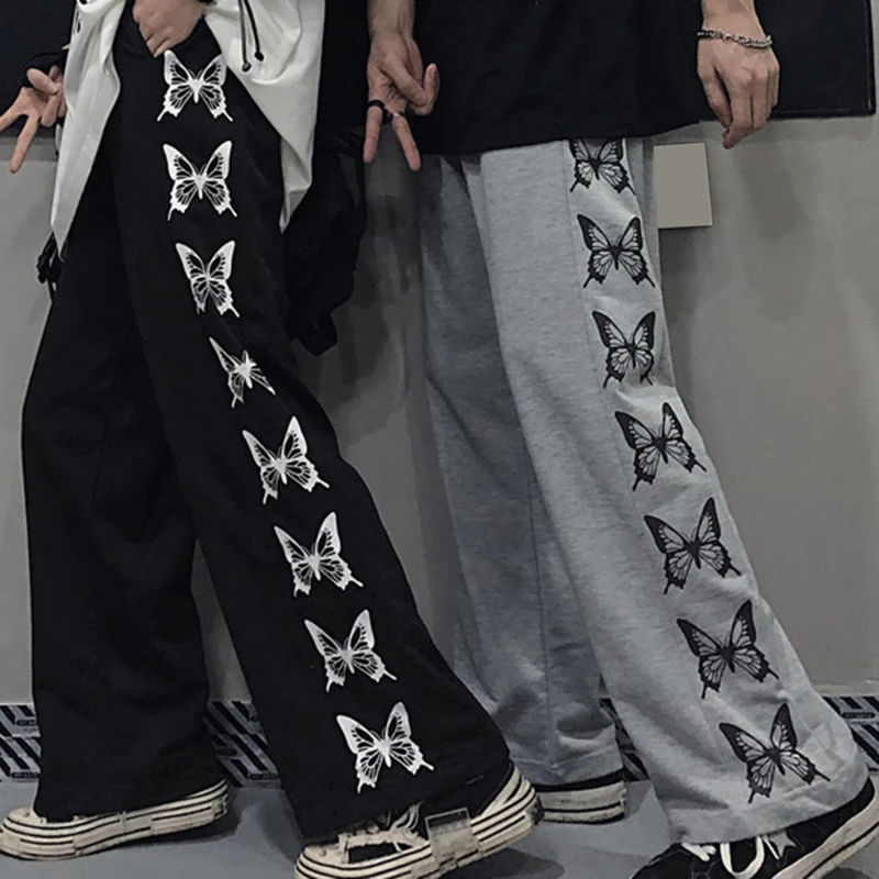 Harajuku Ins Women Printed butterfly Leisure Chic Trousers Womens Loose Setreetwear Hip-hop Retro Korean Ulzzang Straight Pants
Harajuku Ins Women Printed butterfly Leisure Chic Trousers Womens Loose Setreetwear Hip-hop Retro Korean Ulzzang Straight Pants