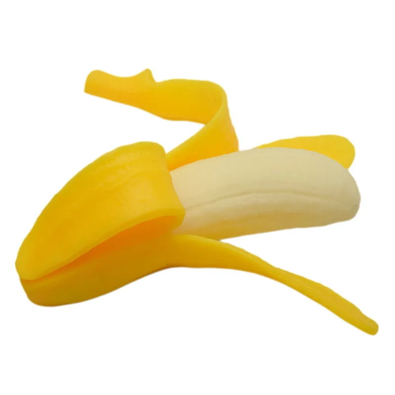 Spoof Peeling Bananas Decompression Toys Squish Games Prank Funny Trick Joke Gags Practical Jokes Stress Reliever Mischief Gift