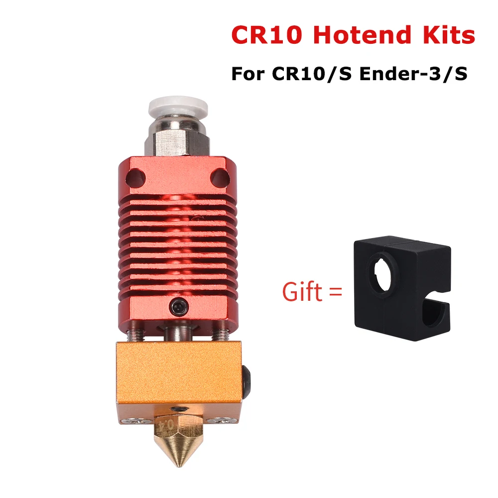 CR10 Hotend Kits MK8 комплекты экструдеров 1 75 мм 0 4 J-head Bowden Форсунка экструдера