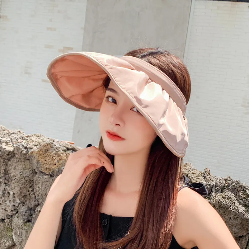 Summer Hat Female Korean Shell Hat Easy To Carry Sunscreen Sunshade Empty Top Hat UV Protection Beach Hat Foldable Headband
Summer Hat Female Korean Shell Hat Easy To Carry Sunscreen Sunshade Empty Top Hat UV Protection Beach Hat Foldable Headband