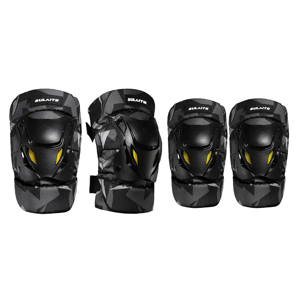 SULAITE Unisex Knee Elbow Pads Summer Cycling Equipment Motorcycle Motocross Ski Protective Guard Gear 
SULAITE Unisex Knee Elbow Pads Summer Cycling Equipment Motorcycle Motocross Ski Protective Guard Gear