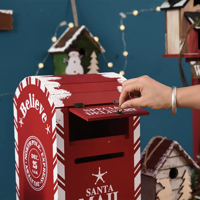 Christmas Letter Box Vintage Wall Mount Mailbox Mail Postal Letter Newspaper Box Garden Supplies Garden Decoration Storage Boxs 
Christmas Letter Box Vintage Wall Mount Mailbox Mail Postal Letter Newspaper Box Garden Supplies Garden Decoration Storage Boxs