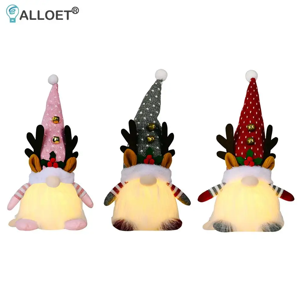 Christmas Decorations Lighting Lamp Glowing Dwarf Rudolph Doll Fashion Creative Antler Bell Knitted Hat Faceless Doll With Lamp
Christmas Decorations Lighting Lamp Glowing Dwarf Rudolph Doll Fashion Creative Antler Bell Knitted Hat Faceless Doll With Lamp
