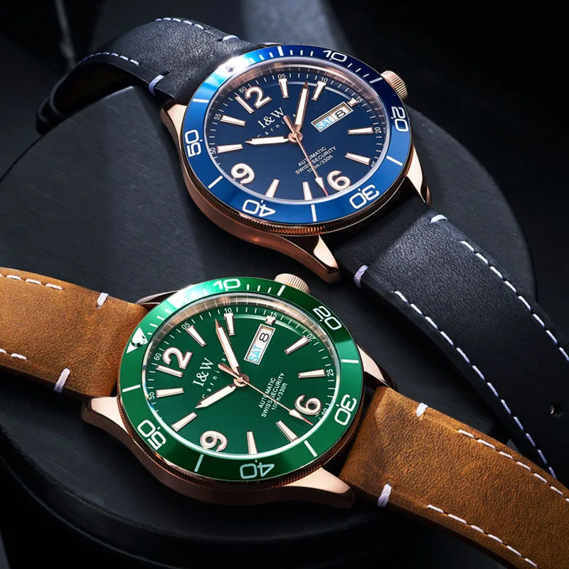 MIYOTA Movement Automatic Watch Men Matte Leather Strap Mechanical Wristwatches Military Waterproof Clock
MIYOTA Movement Automatic Watch Men Matte Leather Strap Mechanical Wristwatches Military Waterproof Clock