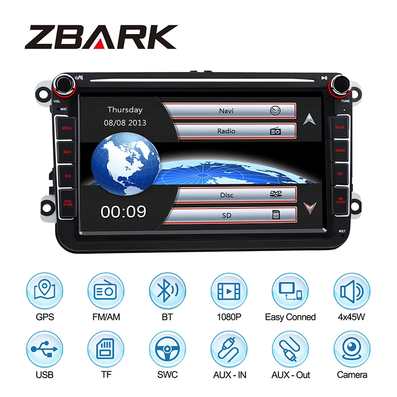 8 "Автомобильный Радио плеер 2 din Canbus gps навигация для Volkswagen Amarok Beetle Bora Caddy T5 Multivan