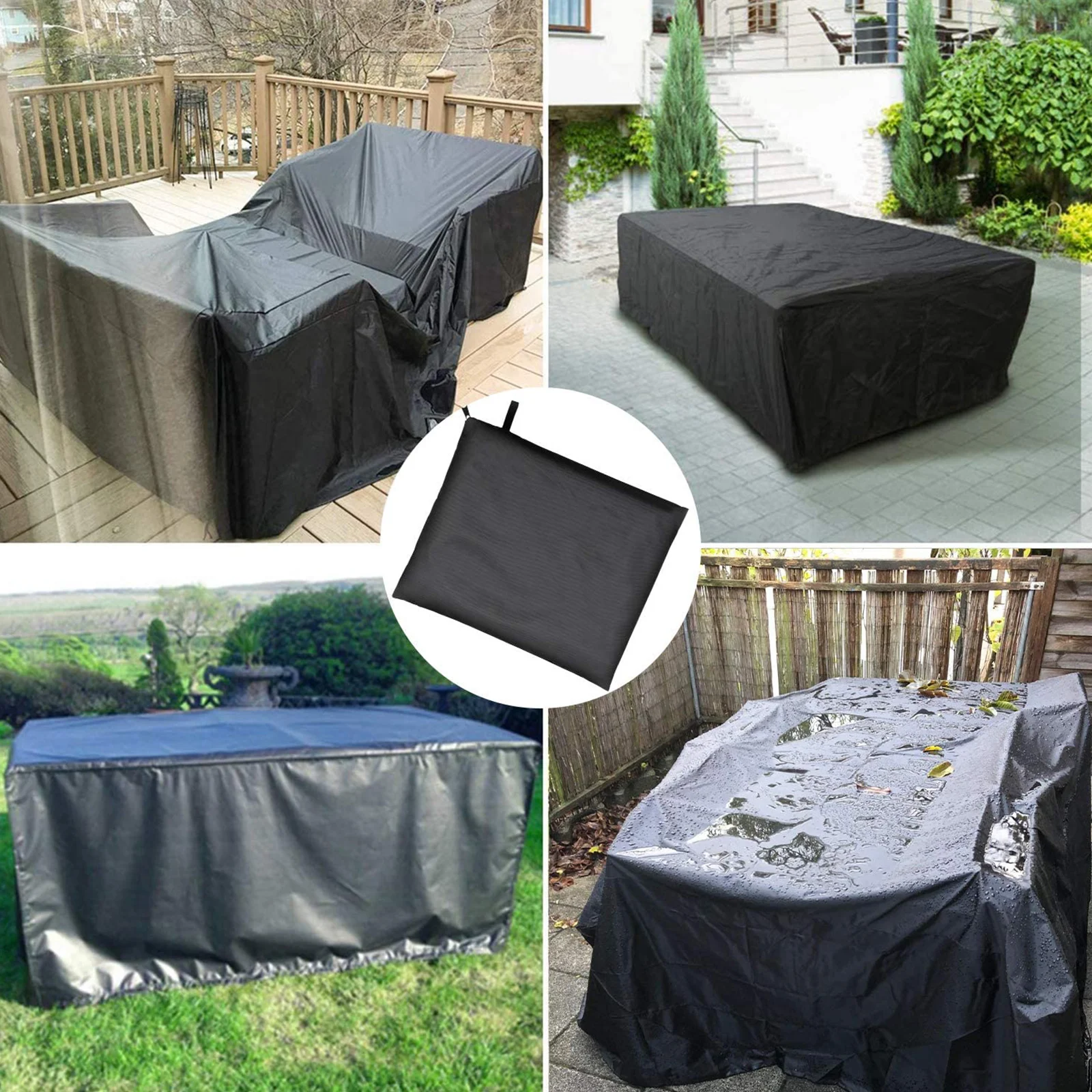 Garden Furniture Cover 200*160*70cm Windproof Buckles PU Waterproof Anti-UV Rectangular Patio Outdoor Cover for Furniture Table
Garden Furniture Cover 200*160*70cm Windproof Buckles PU Waterproof Anti-UV Rectangular Patio Outdoor Cover for Furniture Table