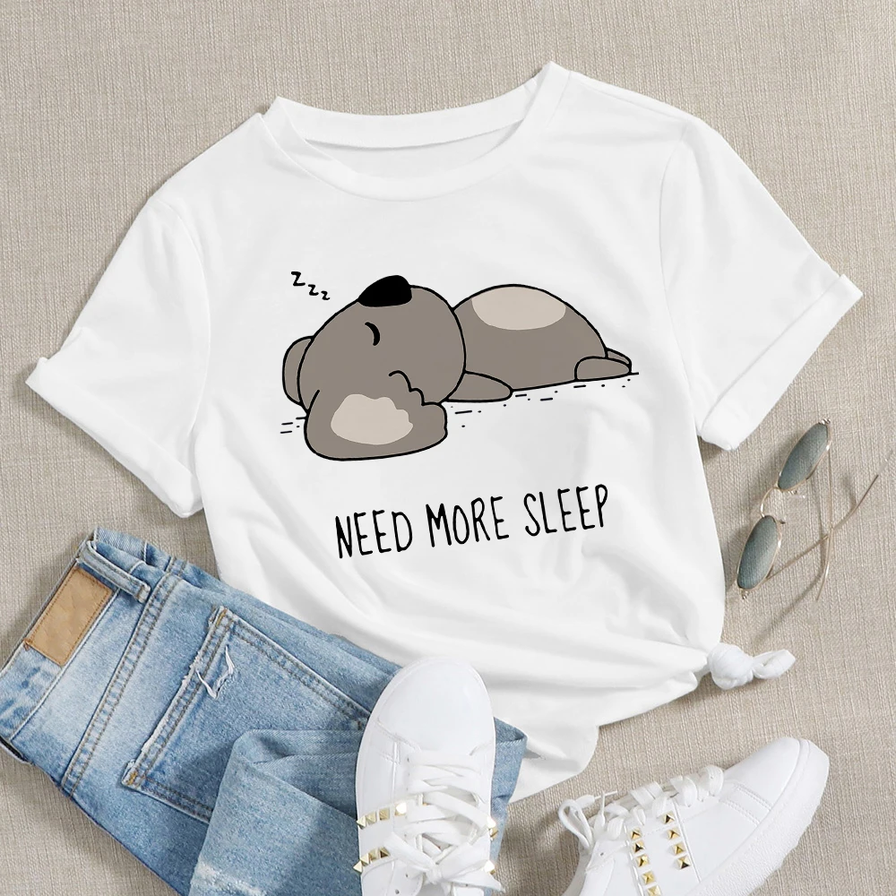 Korean Trend Spring Tops Cute Koala Cartoon Women T-shirts Ulzzang Short sleeve Crewneck Tshirt Streetwear Plus Size
Korean Trend Spring Tops Cute Koala Cartoon Women T-shirts Ulzzang Short sleeve Crewneck Tshirt Streetwear Plus Size