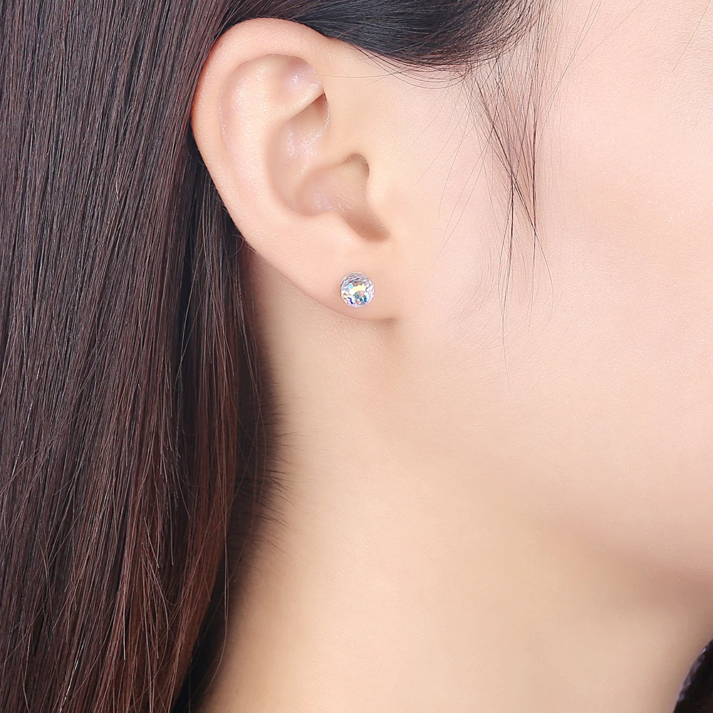 ZEMIOR 925 Sterling Silver Stud Earrings For Women Color ball Austria Crystal Party Fashion Classic Earrings Gift Hot Sale
ZEMIOR 925 Sterling Silver Stud Earrings For Women Color ball Austria Crystal Party Fashion Classic Earrings Gift Hot Sale