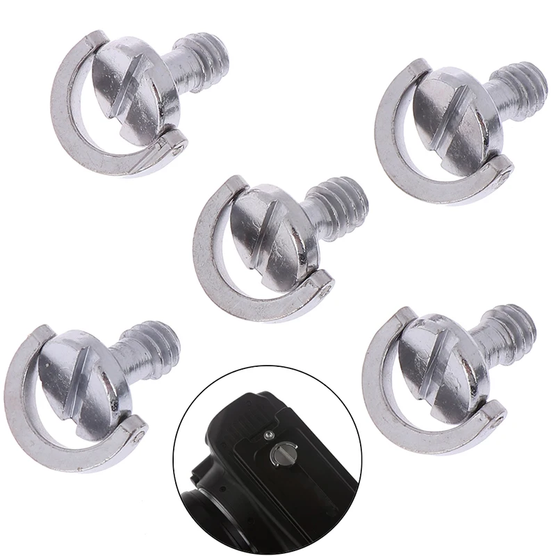 5pcs 1/4 stainless steel Camera Screw For Quick Release Plate Folding D-Ring Tripod Adapter Screws Dropshipping
5pcs 1/4 stainless steel Camera Screw For Quick Release Plate Folding D-Ring Tripod Adapter Screws Dropshipping