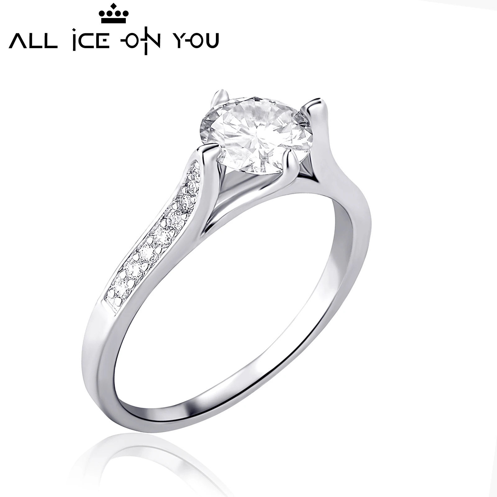 Classical Rotating Luxury 925 Sterling Silver 1CT D Color Moissanite VVS1 Jewelry Wedding Diamond 6 4law Ring Women Gift
Classical Rotating Luxury 925 Sterling Silver 1CT D Color Moissanite VVS1 Jewelry Wedding Diamond 6 4law Ring Women Gift