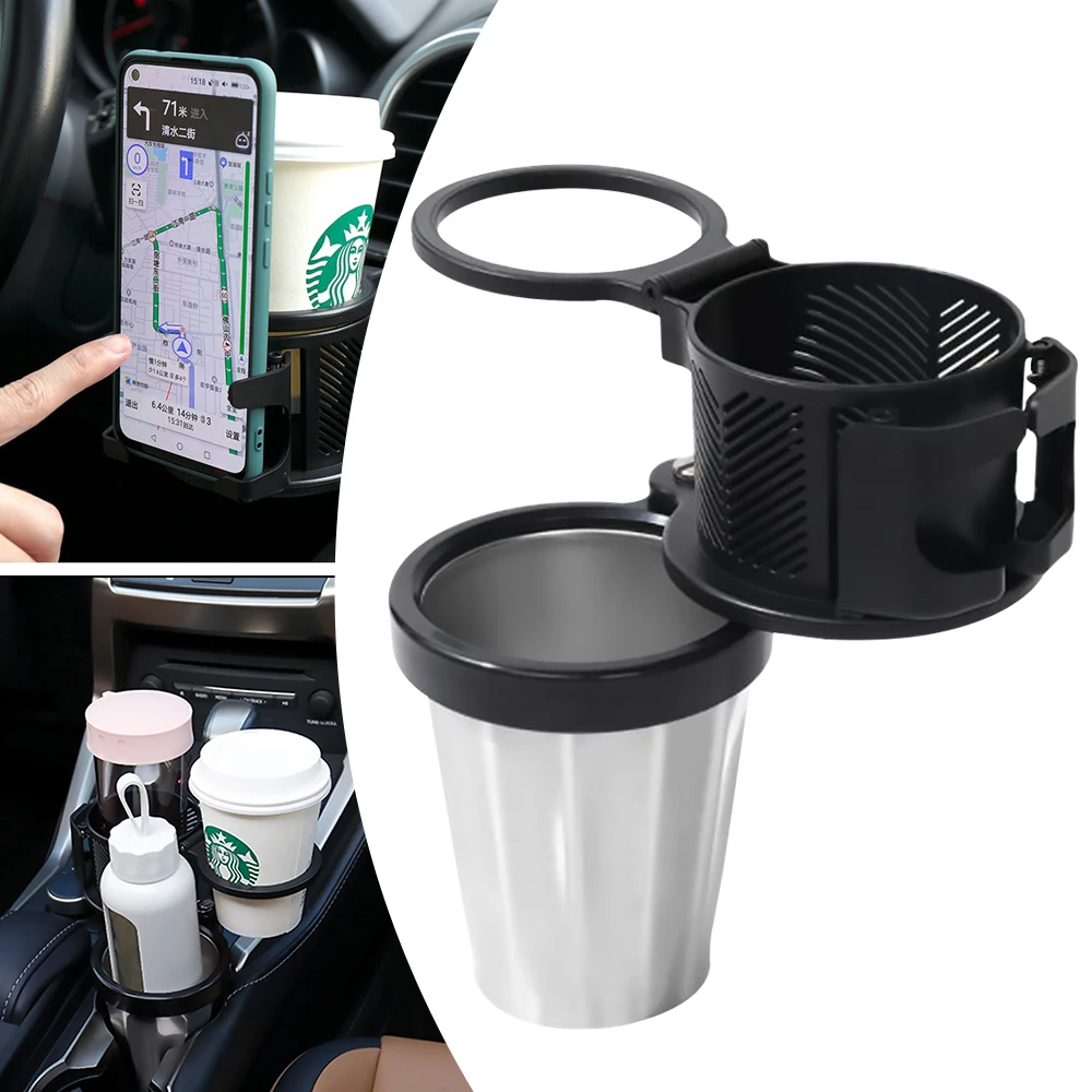 2 In 1 Vehicle-mounted Slip-proof Cup Holder 360 Degree Rotating Water Car Cup Holder Multifunctional Dual Houder Auto Accessory
2 In 1 Vehicle-mounted Slip-proof Cup Holder 360 Degree Rotating Water Car Cup Holder Multifunctional Dual Houder Auto Accessory