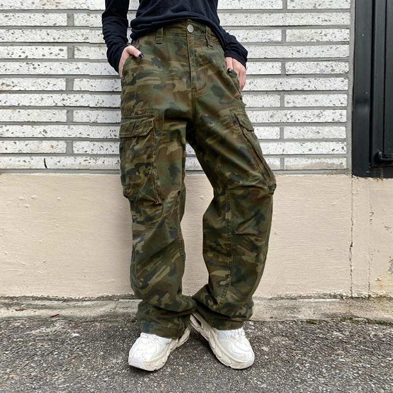 Sunny y.j. High Waist Green Camouflage Pants Streetwear Hip Hop Baggy Cargo Pants Pockets Vintage Capr Trousers Women Harajuku
Sunny y.j. High Waist Green Camouflage Pants Streetwear Hip Hop Baggy Cargo Pants Pockets Vintage Capr Trousers Women Harajuku