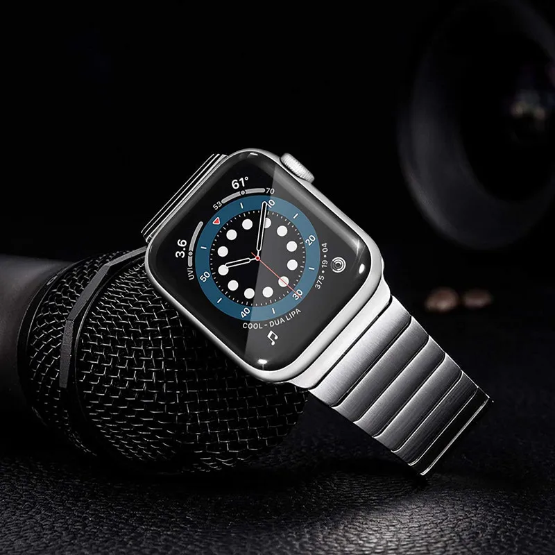 Металлический ремешок для Apple Watch SE Series 7 6 5 4 45 мм 41 мм 44 мм 40 мм, браслет из нержавеющей стали для iWatch 3 2 1 42 мм 38
Металлический ремешок для Apple Watch SE Series 7 6 5 4 45 мм 41 мм 44 мм 40 мм, браслет из нержавеющей стали для iWatch 3 2 1 42 мм 38