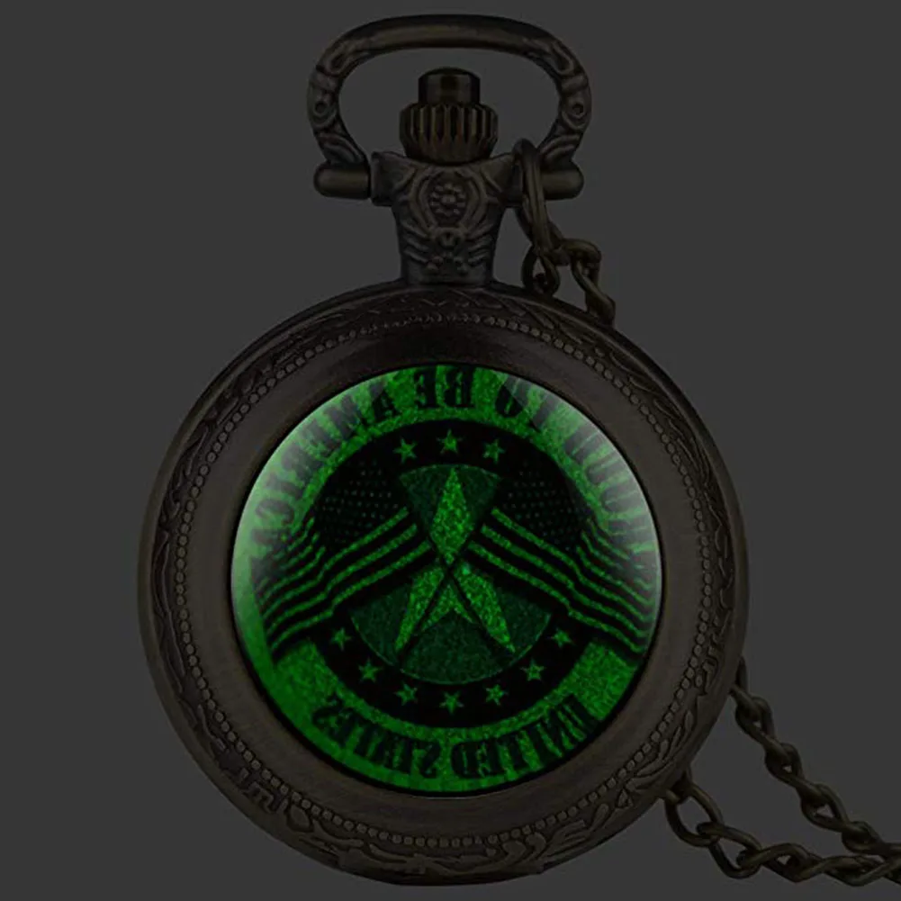 Men Stars Stripes Print Analog Pocket Watch Vintage Quartz Removable Chain Pendant Battery Powered Classic Retro Gift Engraved
Men Stars Stripes Print Analog Pocket Watch Vintage Quartz Removable Chain Pendant Battery Powered Classic Retro Gift Engraved