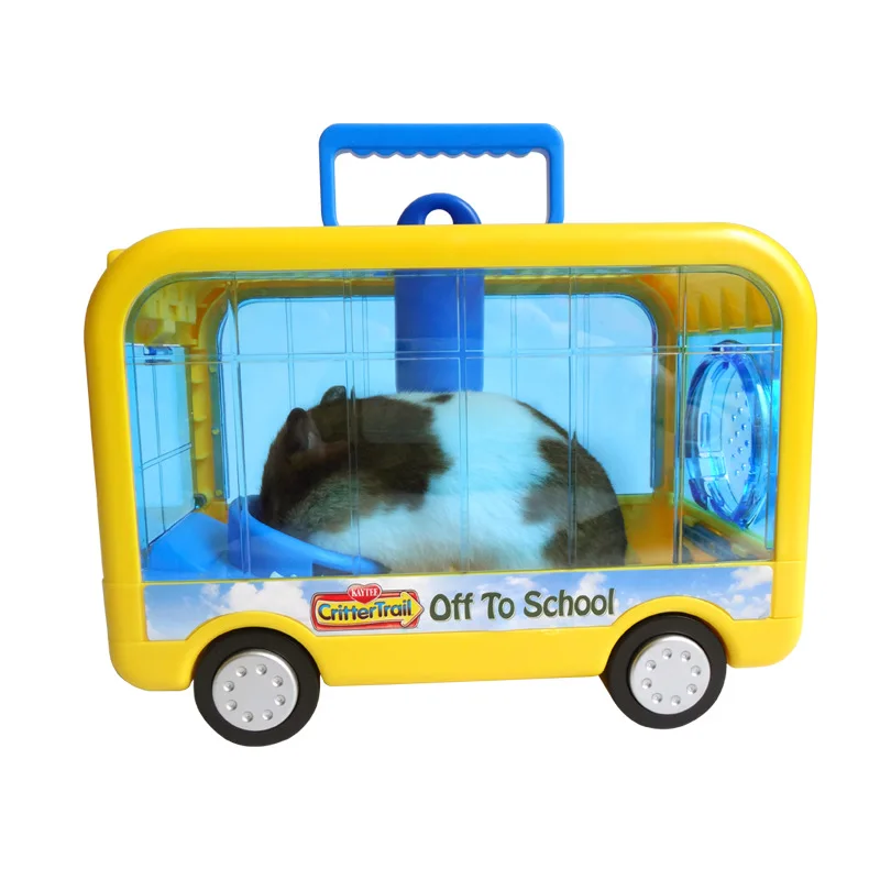 New Hamster Cage Big Fashion Bus Hamster House Two-Color Outdoor Portable Pet Carrier Hedgehog Guinea Pig Accessories
New Hamster Cage Big Fashion Bus Hamster House Two-Color Outdoor Portable Pet Carrier Hedgehog Guinea Pig Accessories