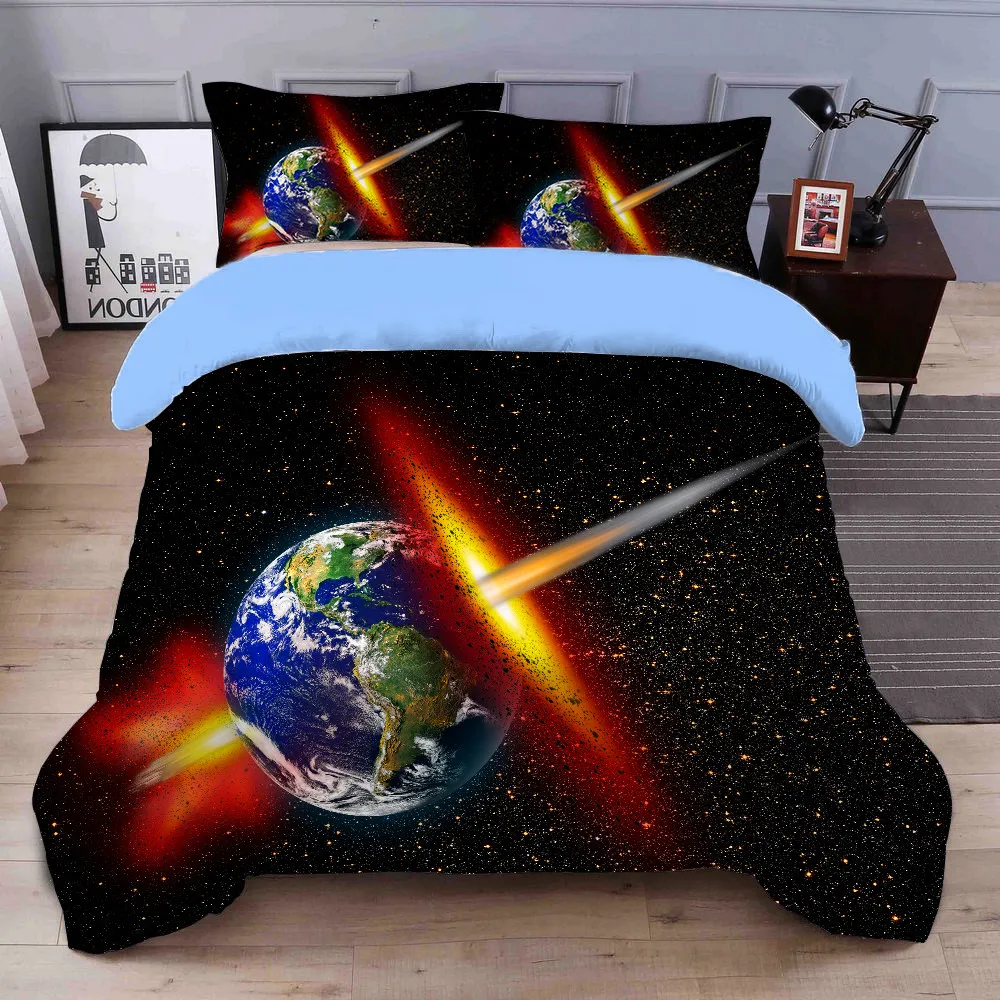 Duvet Cover Bedding Clothes Set -Pringted with Galaxy,Earth,Universe,Outer Space,Sky,Moon,Explore,Blue,Stars
Duvet Cover Bedding Clothes Set -Pringted with Galaxy,Earth,Universe,Outer Space,Sky,Moon,Explore,Blue,Stars