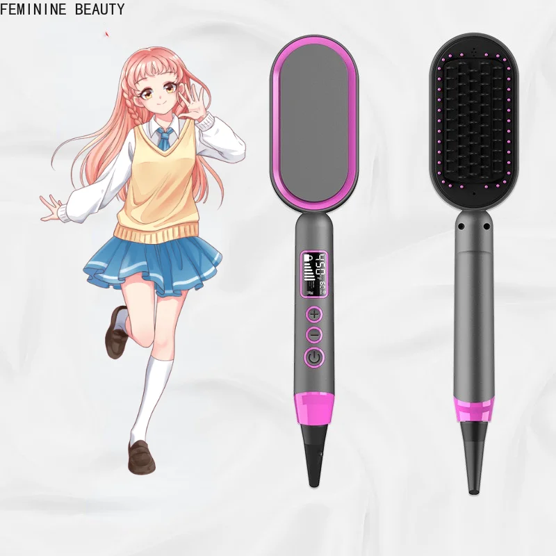 Professional Hair Straightener Brush Electric Straightening Beard Comb Fast Heating Curler Beauty Hair Caring Tool
Professional Hair Straightener Brush Electric Straightening Beard Comb Fast Heating Curler Beauty Hair Caring Tool