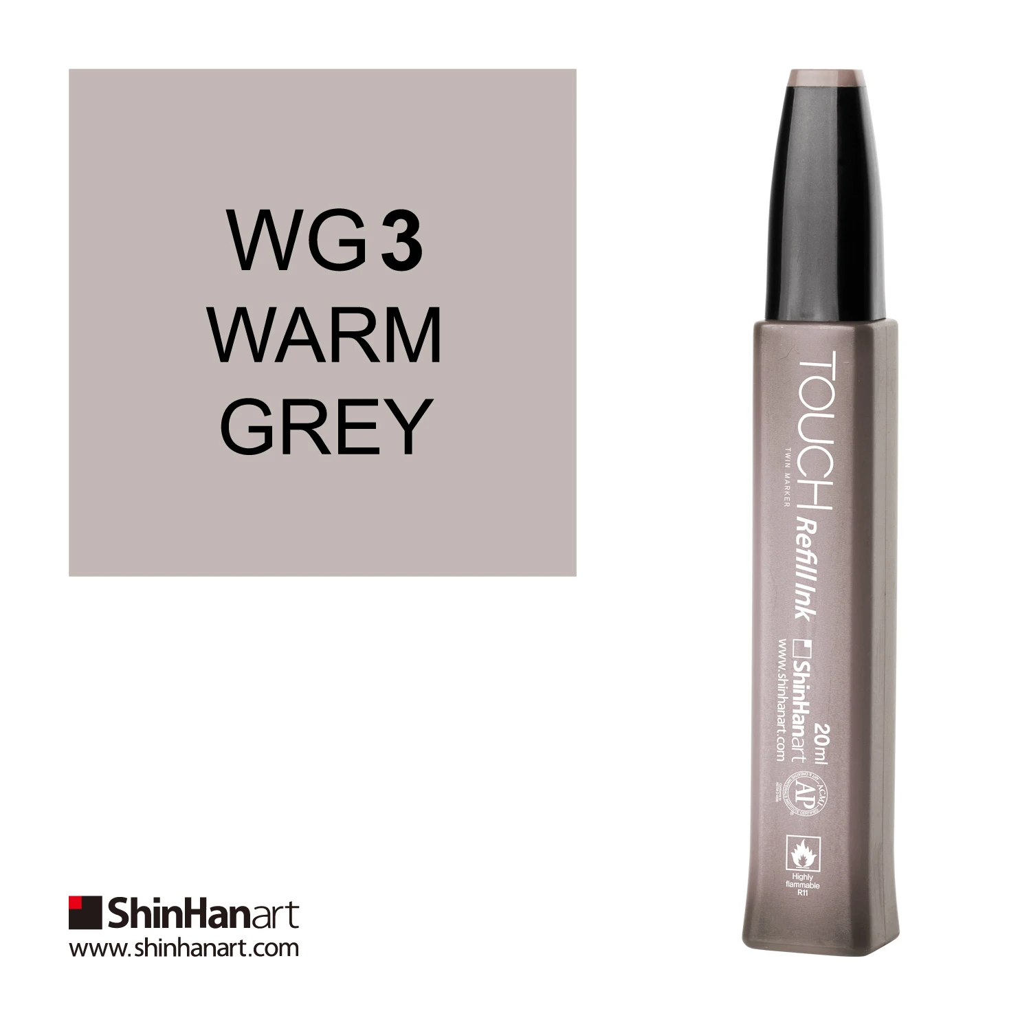 Чернила Touch Twin Markers Refill Ink WG3 теплый серый | Канцтовары для офиса и дома