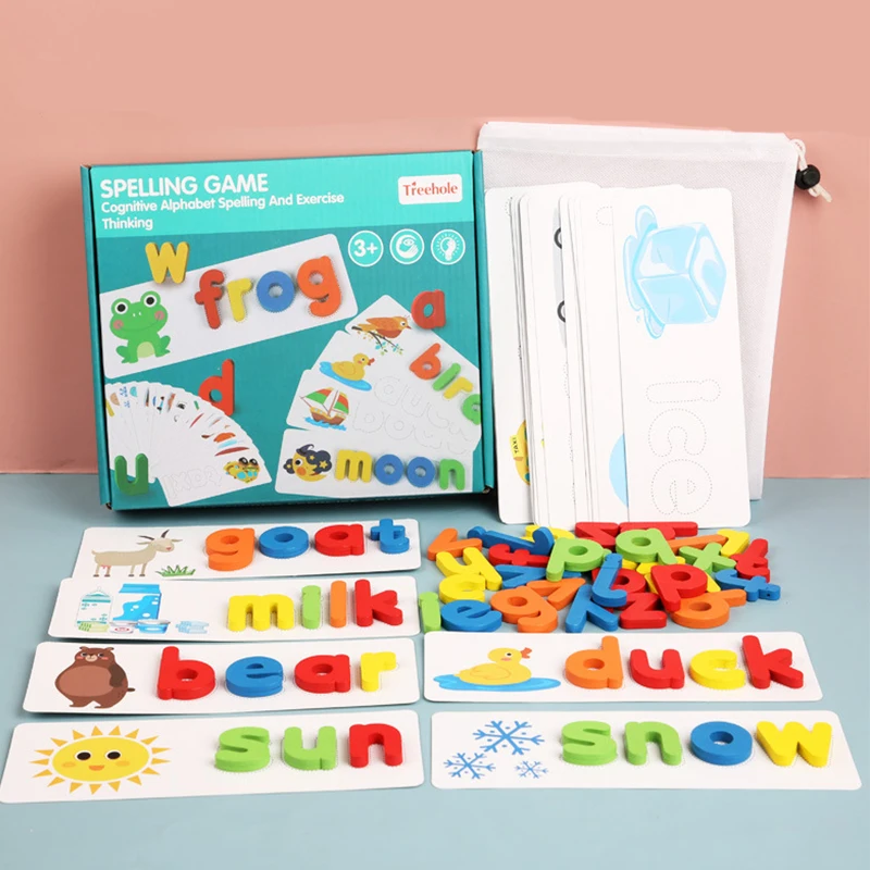 Wooden Matching Letter Game Early Educational Toy Cognitive Alphabet Spelling Toy for Boys Girls Gift
Wooden Matching Letter Game Early Educational Toy Cognitive Alphabet Spelling Toy for Boys Girls Gift